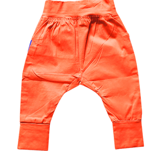 Baby Kids Toddler Gender Neutral Harem Grow With Me Pants Organic
