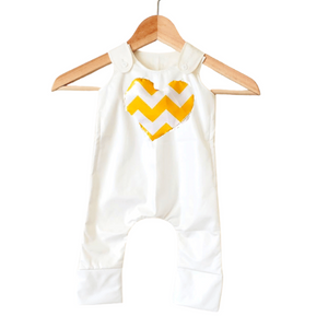 【SNAPPY CUDDLE】 Bon Bon Ribbon Sleeveless & Pants Sunshine Valentine Stain-Proof & Expandable Unisex Baby