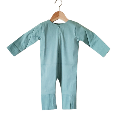 Sage Green Boho Grow With Me Adjustable Unisex Rompers Baby Clothes For Girls & Boys - Snug Bub USA