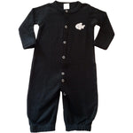 Convertible Black Night Gown Baby Clothes For Boys & Girls - Snug Bub USA