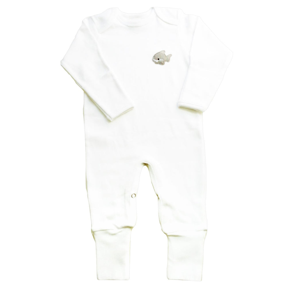 Shark Unisex Baby Clothing For Boys & Girls With Foldable Mittens Booties - Snug Bub USA