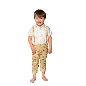 Straw Yellow Stain-Proof Boys Toddler Clothes Romper - Snug Bub USA